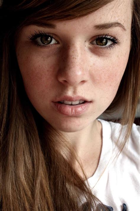 Freckles appear when a certain amount of melanin (which gives your eyes and skin color), instead of spreading out, collects in the same spot. . Brown eyes and freckles